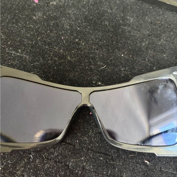 Versace 4451 GB1/55 Sunglasses Mirrored Unisex Maxi Medusa Biggie Shield Eyewear - Picture 7 of 14